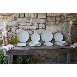 Table Passion Assiette Calotte En Grès Crème D19cm - Vesuvio -Côté Table Store 607871 FRN05 WEB