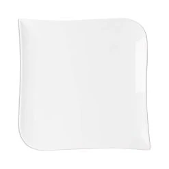 Table Passion Assiette Plate 25.5x25.5cm Melody Blanc