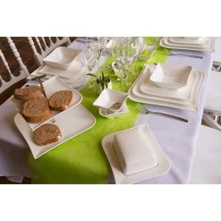 Table Passion Assiette Creuse En Porcelaine Blanc D15.5cm - Melody -Côté Table Store 607903 FRN03 WEB