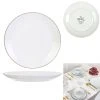 Home Déco Factory Assiette Plate En Porcelaine Lisere Doré D26cm -Côté Table Store 620972 FRN01 WEB