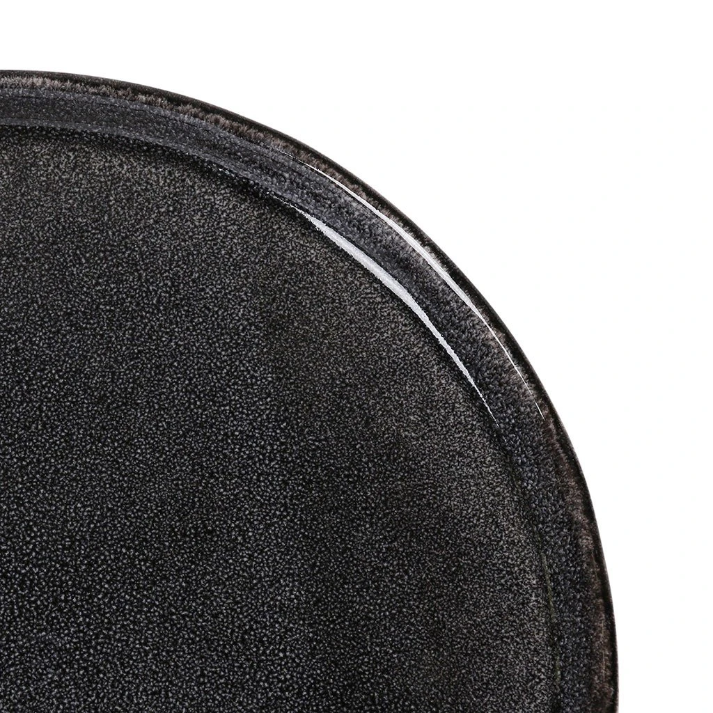 Sibo Homeconcept Assiette Dessert En Grès Brun Foncé D20cm - Nori 5 Sibo Homeconcept Assiette Dessert En Grès Brun Foncé D20cm - Nori – Image 3