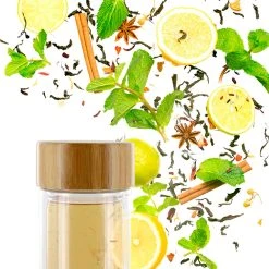 Cook Concept Infuseur En Verre Double Paroi Avec Bouchon Bambou 9 Cook Concept Infuseur En Verre Double Paroi Avec Bouchon Bambou -Côté Table Store 623468 FRN03 WEB