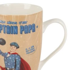 Natives Mug En Porcelaine Beige - Captain Papa 5 Natives Mug En Porcelaine Beige - Captain Papa -Côté Table Store 624458 DET01 WEB