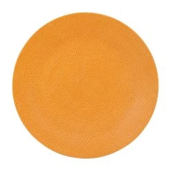 Table Passion Assiette Plate En Gres Safran D27cm - Vesuvio