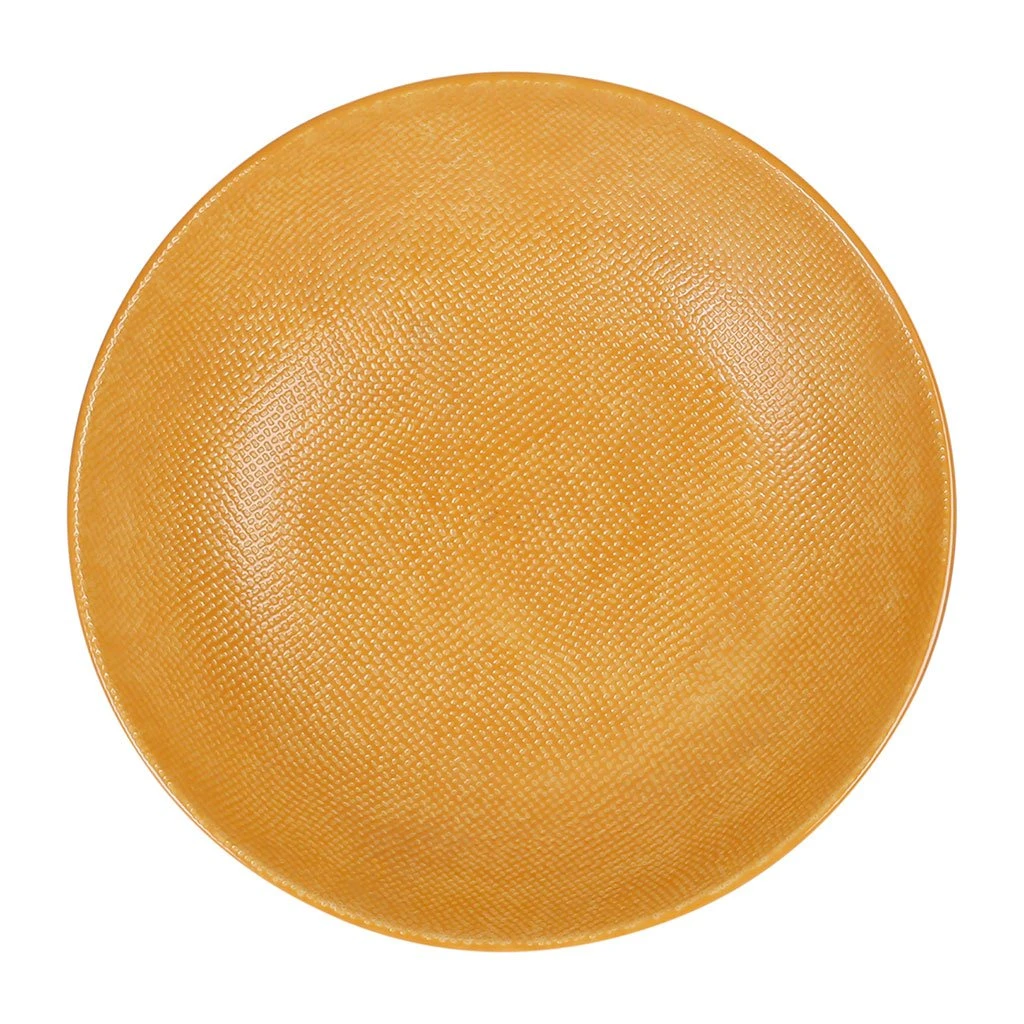 Table Passion Assiette Calotte En Gres Safran D25cm - Vesuvio 6 Table Passion Assiette Calotte En Gres Safran D25cm - Vesuvio – Image 4