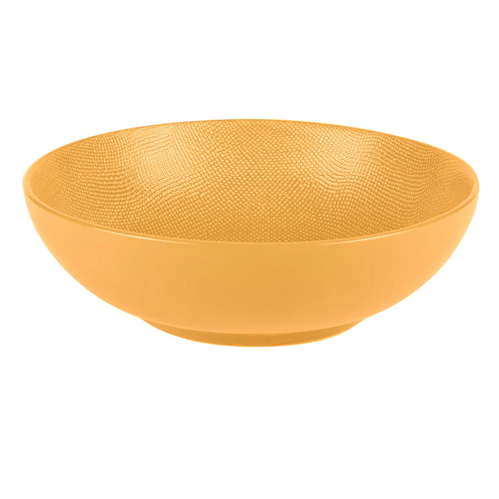 Table Passion Saladier En Grès Safran -vesuvio 4 Table Passion Saladier En Grès Safran -vesuvio – Image 2