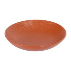 Table Passion Assiette Calotte En Gres Terracotta D25cm - Vesuvio -Côté Table Store 624900 DET01 WEB