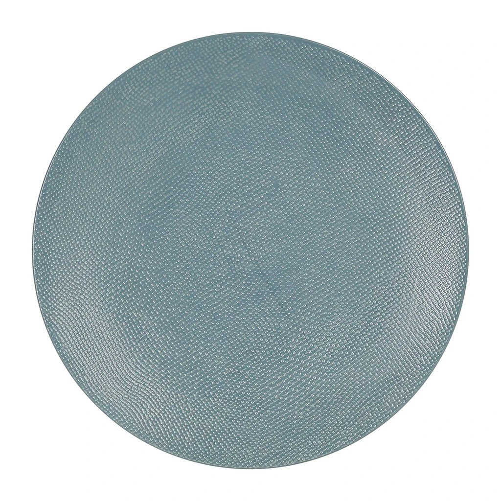 Table Passion Assiette Plate En Gres Bleu D27cm - Vesuvio 3 Table Passion Assiette Plate En Gres Bleu D27cm - Vesuvio