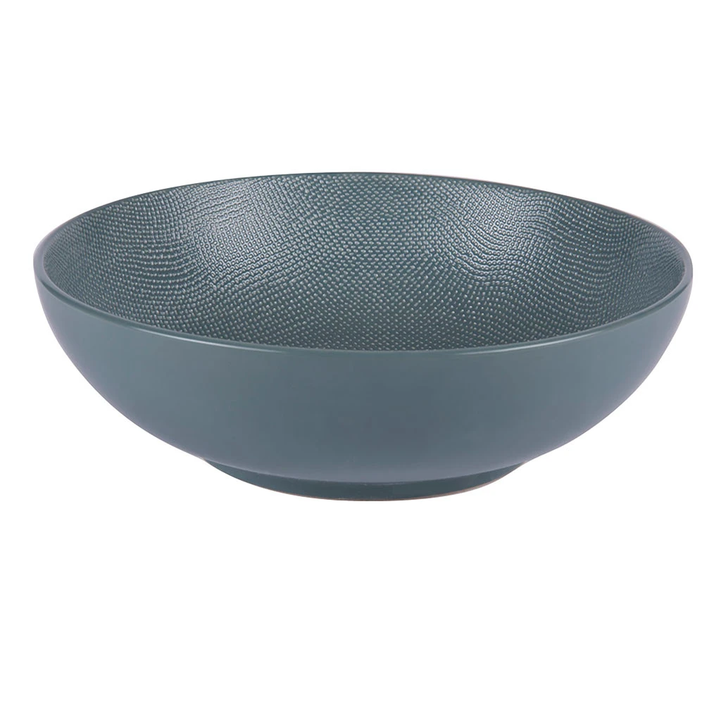 Table Passion Saladier En Grès Bleu - Vesuvio 4 Table Passion Saladier En Grès Bleu - Vesuvio – Image 2