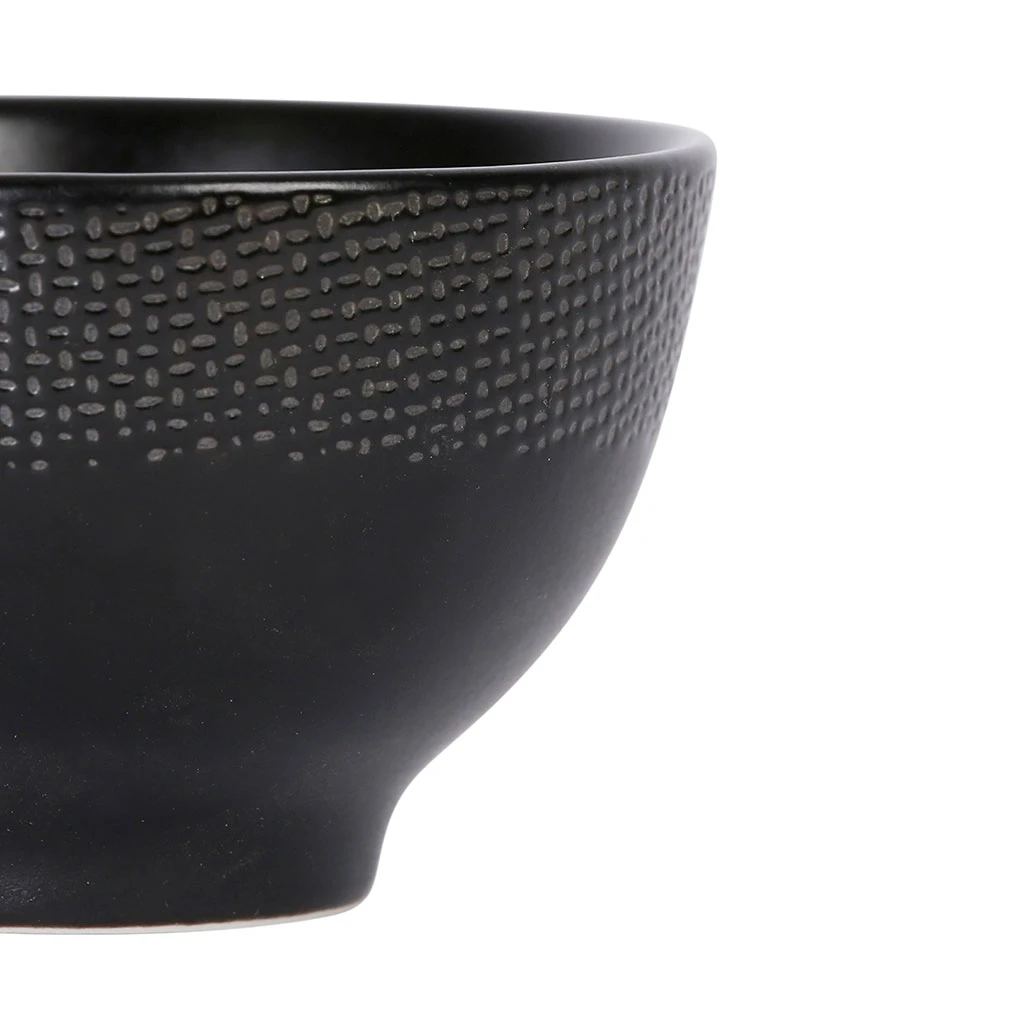 Table Passion Mini Bol En Grès Noir D9.5cm - Vesuvio 5 Table Passion Mini Bol En Grès Noir D9.5cm - Vesuvio – Image 3