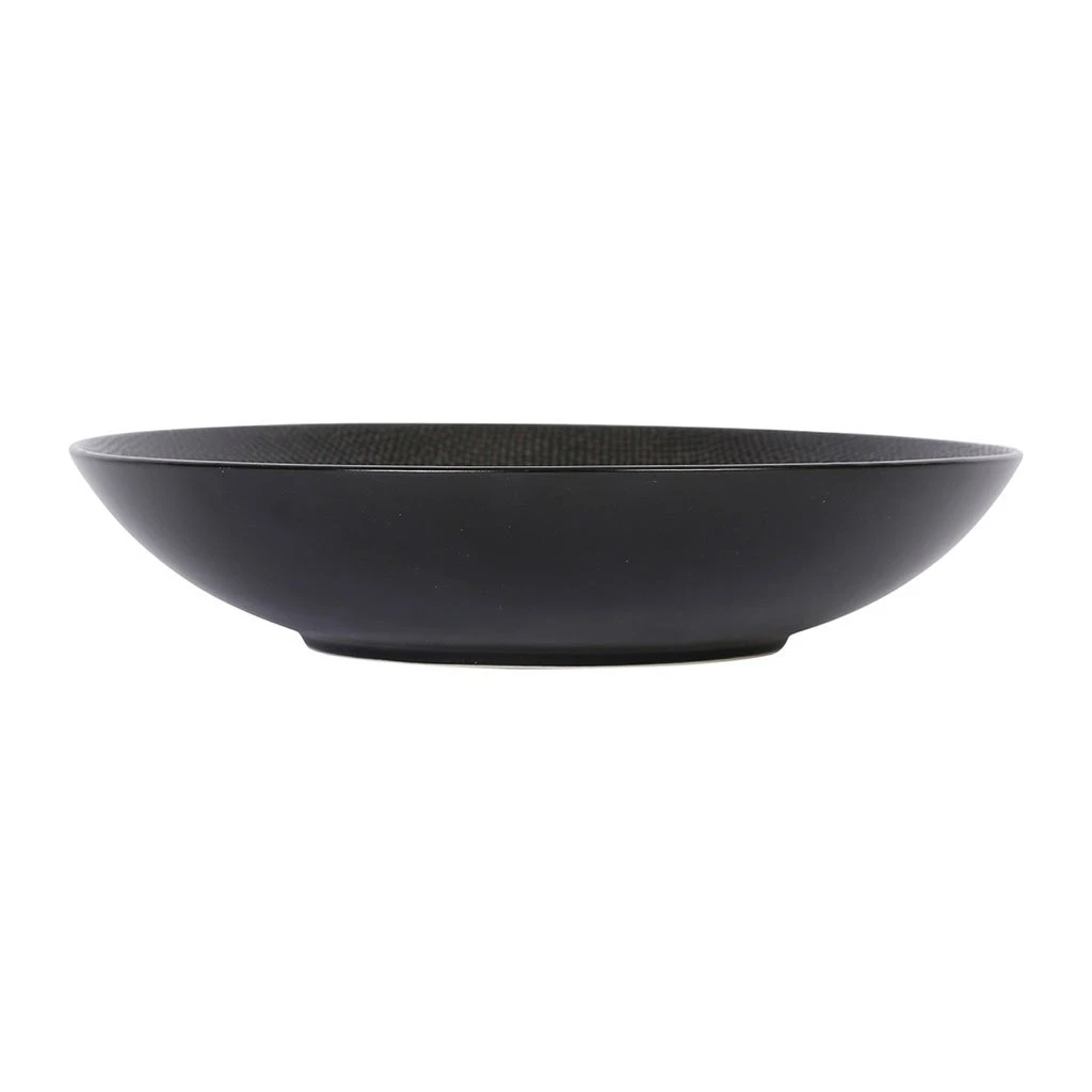 Table Passion Assiette Calotte En Gres Noir D25cm - Vesuvio 3 Table Passion Assiette Calotte En Gres Noir D25cm - Vesuvio