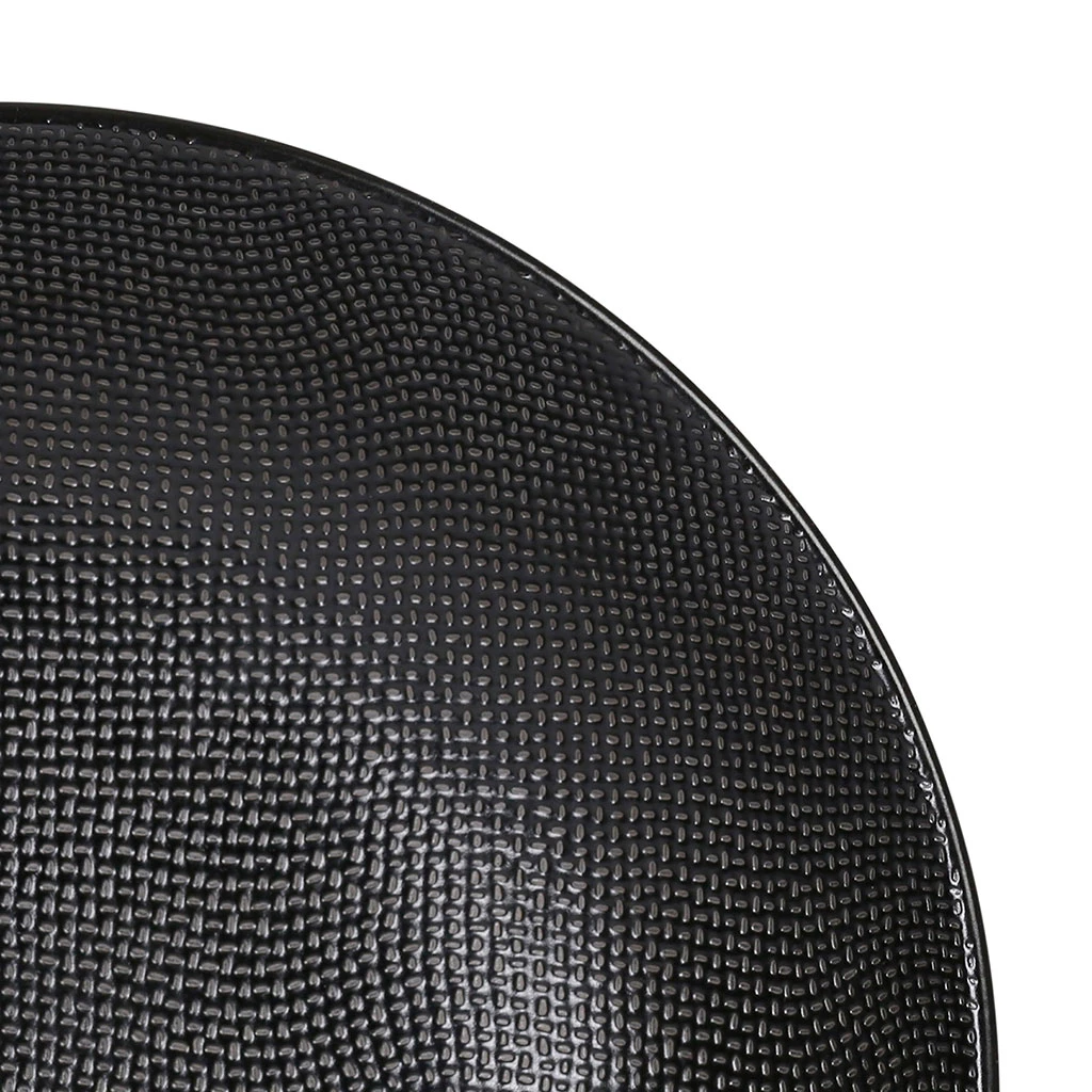 Table Passion Assiette Calotte En Gres Noir D25cm - Vesuvio 6 Table Passion Assiette Calotte En Gres Noir D25cm - Vesuvio – Image 4