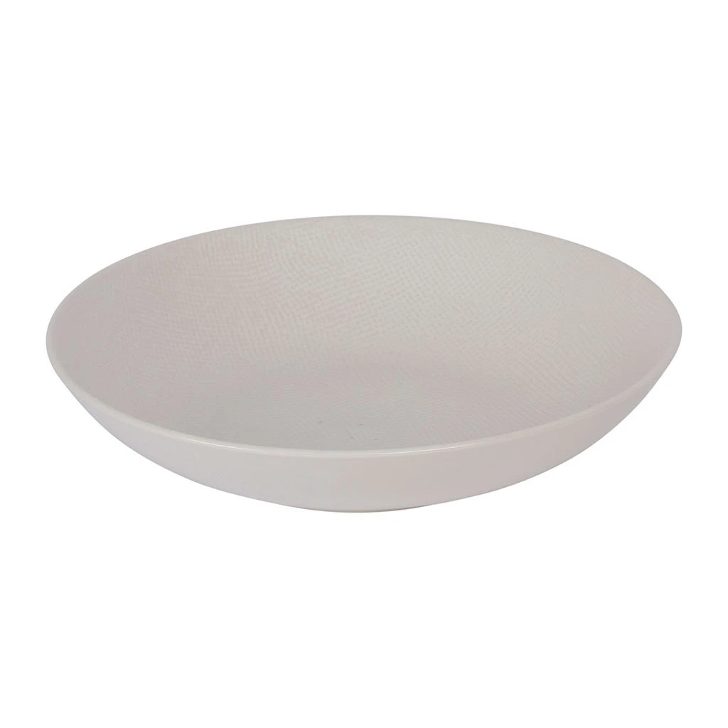 Table Passion Assiette Calotte En Gres Blanc D25cm - Vesuvio 7 Table Passion Assiette Calotte En Gres Blanc D25cm - Vesuvio – Image 5