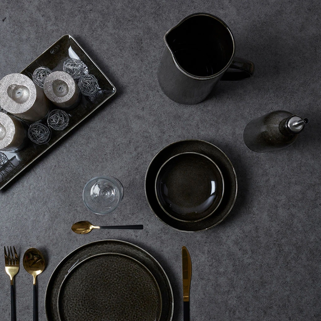 Home Déco Factory Coupelle En Grès Noir 70cl 6 Home Déco Factory Coupelle En Grès Noir 70cl – Image 4