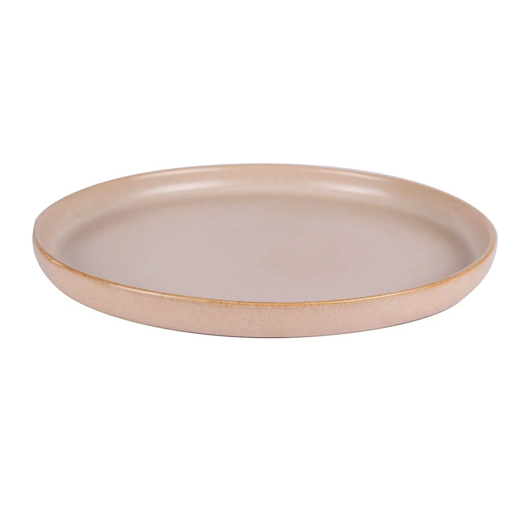 Table Passion Assiette Plate En Grès Sable D26cm - Uno 5 Table Passion Assiette Plate En Grès Sable D26cm - Uno – Image 3