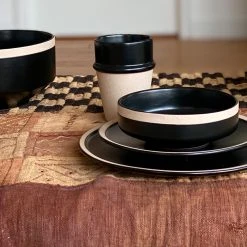 Opjet Gobelet En Grès Noir - Wabi -Côté Table Store 631935 FRN04 WEB