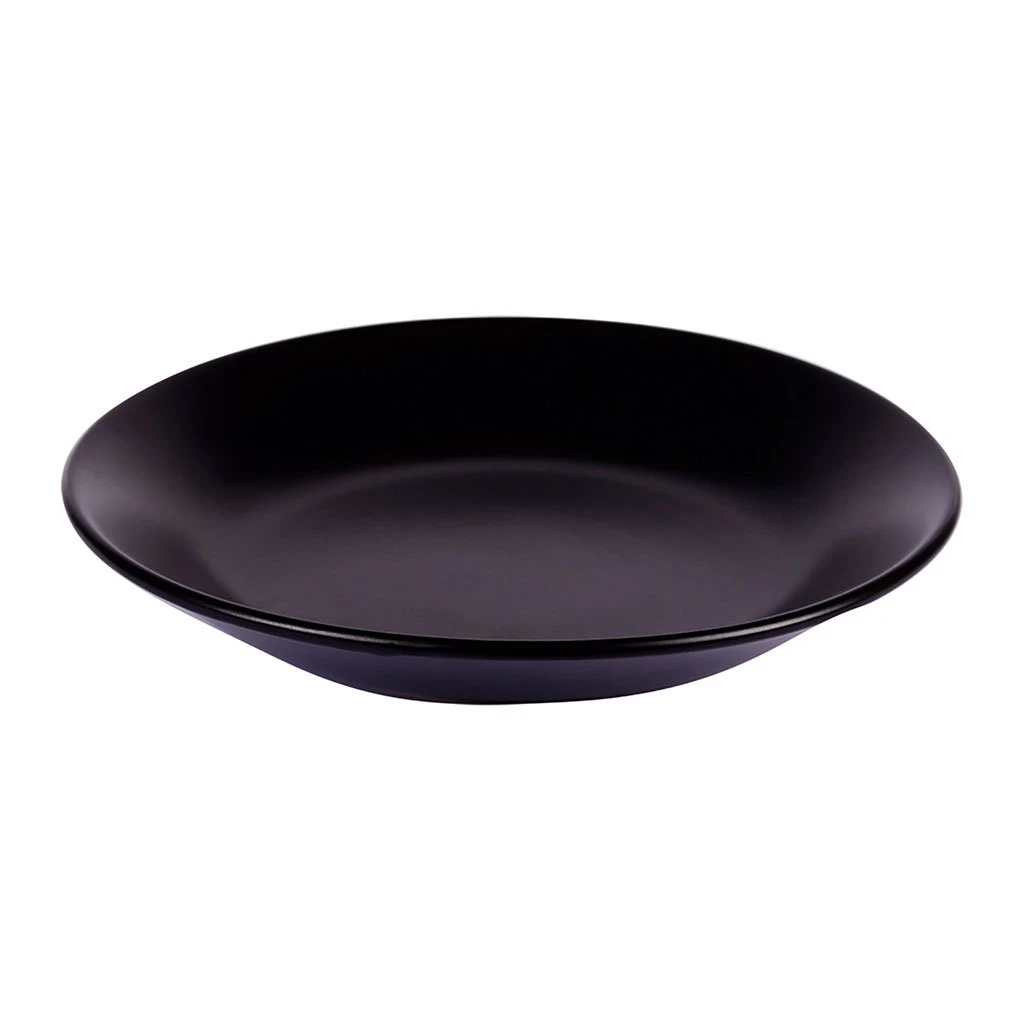 BASTIDE Assiette Calotte En Grès Noir D21cm - Itya 4 BASTIDE Assiette Calotte En Grès Noir D21cm - Itya – Image 2