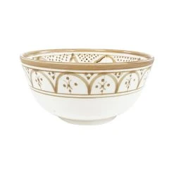 Chabi Chic Saladier Sable Et Or D20cm - Zwak