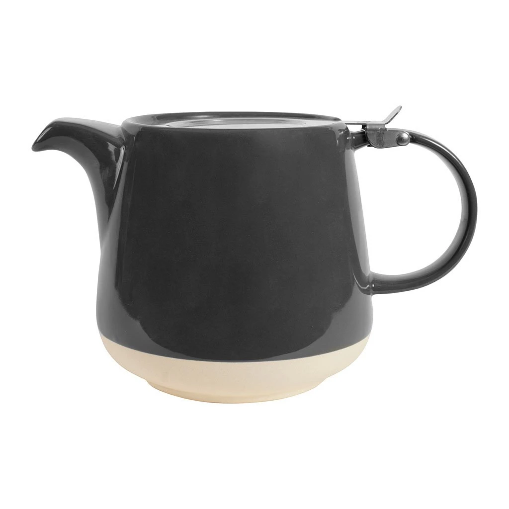 SEMA DESIGN Théière Avec Filtre En Grès Gris Foncé - Terra 3 SEMA DESIGN Théière Avec Filtre En Grès Gris Foncé - Terra
