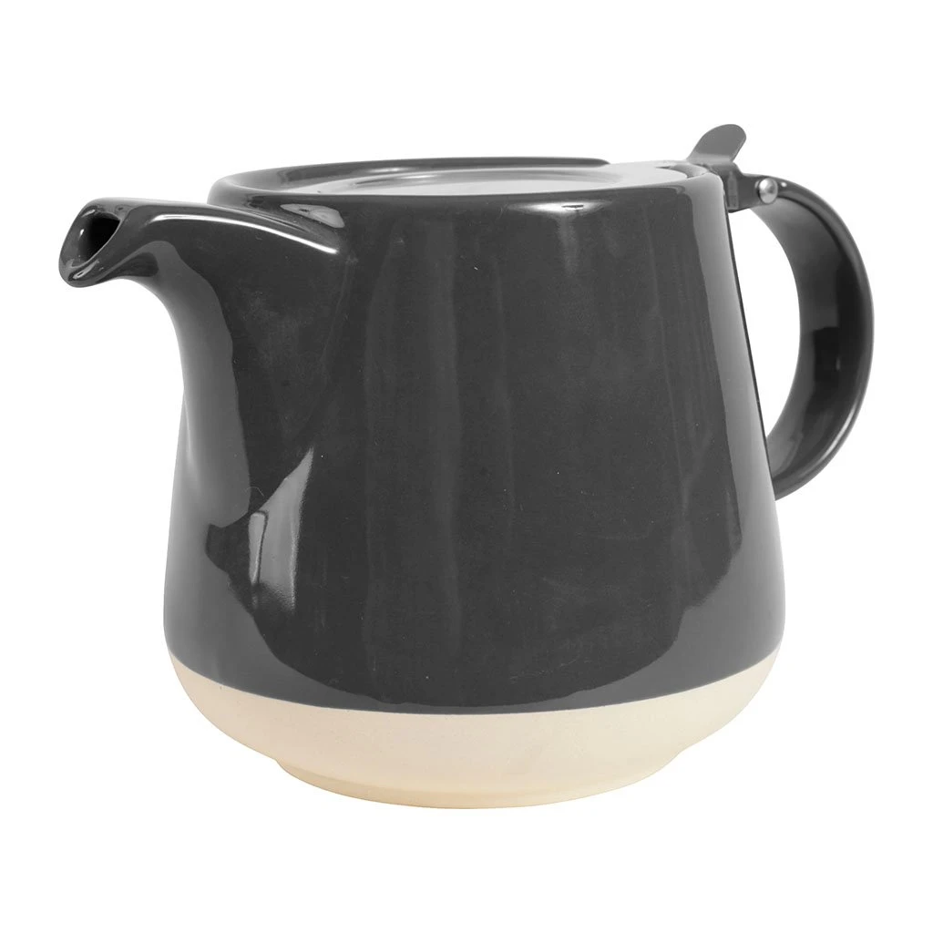 SEMA DESIGN Théière Avec Filtre En Grès Gris Foncé - Terra 4 SEMA DESIGN Théière Avec Filtre En Grès Gris Foncé - Terra – Image 2