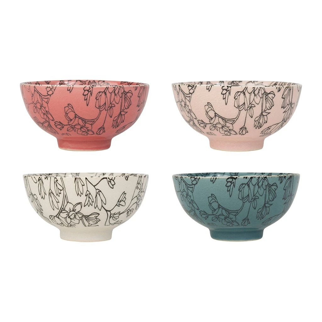 SEMA DESIGN Lot De 4 Bols En Grès Multicolore - Cerisia 3 SEMA DESIGN Lot De 4 Bols En Grès Multicolore - Cerisia