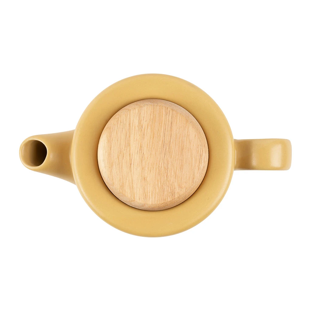 SEMA DESIGN Theiere En Grès Jaune Mat Avec Filtre - Baltika 6 SEMA DESIGN Theiere En Grès Jaune Mat Avec Filtre - Baltika – Image 4