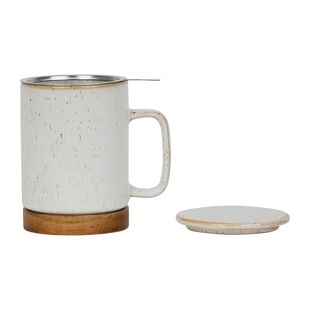 SEMA DESIGN Tisanière En Grès Avec Filtre Blanc - Nordika 4 SEMA DESIGN Tisanière En Grès Avec Filtre Blanc - Nordika – Image 2