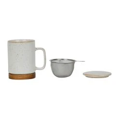 SEMA DESIGN Tisanière En Grès Avec Filtre Blanc - Nordika 7 SEMA DESIGN Tisanière En Grès Avec Filtre Blanc - Nordika -Côté Table Store 73573 DET02 WEB