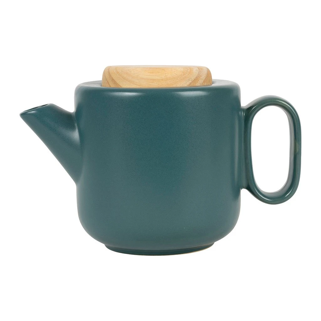 SEMA DESIGN Théière En Grès Emeraude Mat Avec Filtre - Baltika 3 SEMA DESIGN Théière En Grès Emeraude Mat Avec Filtre - Baltika