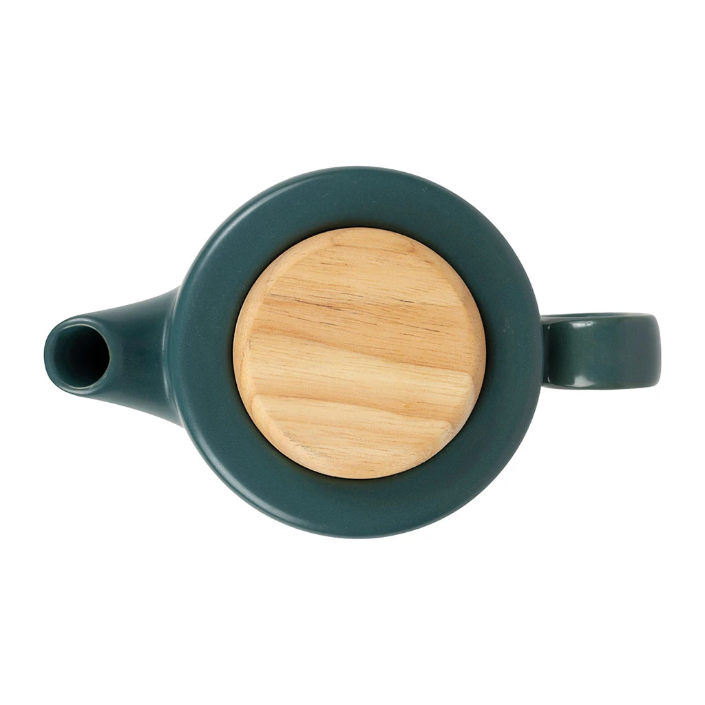 SEMA DESIGN Théière En Grès Emeraude Mat Avec Filtre - Baltika 4 SEMA DESIGN Théière En Grès Emeraude Mat Avec Filtre - Baltika – Image 2