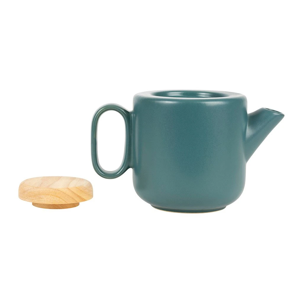 SEMA DESIGN Théière En Grès Emeraude Mat Avec Filtre - Baltika 5 SEMA DESIGN Théière En Grès Emeraude Mat Avec Filtre - Baltika – Image 3