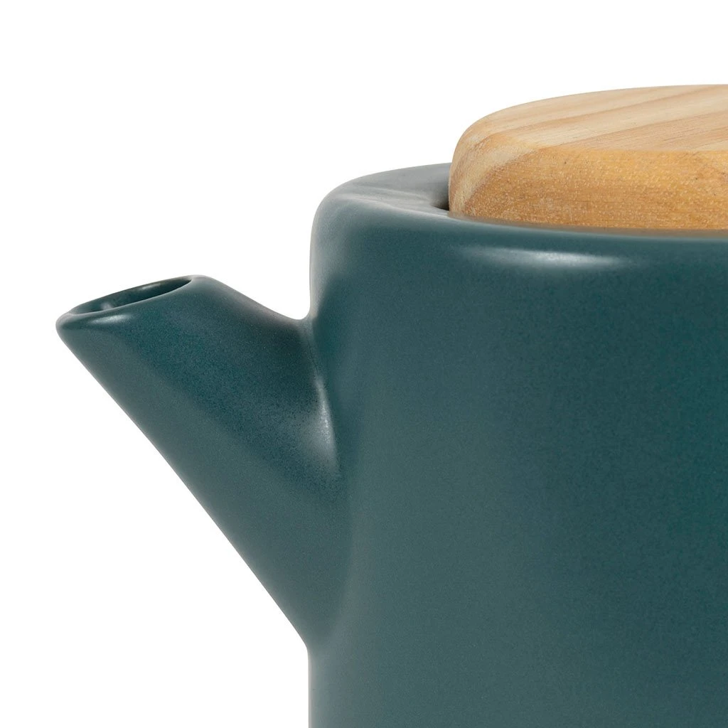 SEMA DESIGN Théière En Grès Emeraude Mat Avec Filtre - Baltika 6 SEMA DESIGN Théière En Grès Emeraude Mat Avec Filtre - Baltika – Image 4