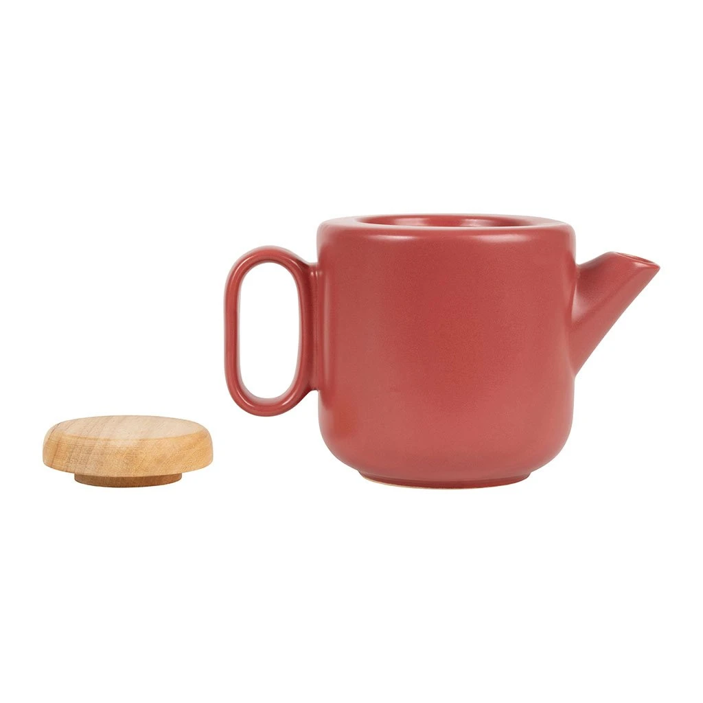 SEMA DESIGN Théière En Grès Rouge Mat Avec Filtre - Baltika 6 SEMA DESIGN Théière En Grès Rouge Mat Avec Filtre - Baltika – Image 4