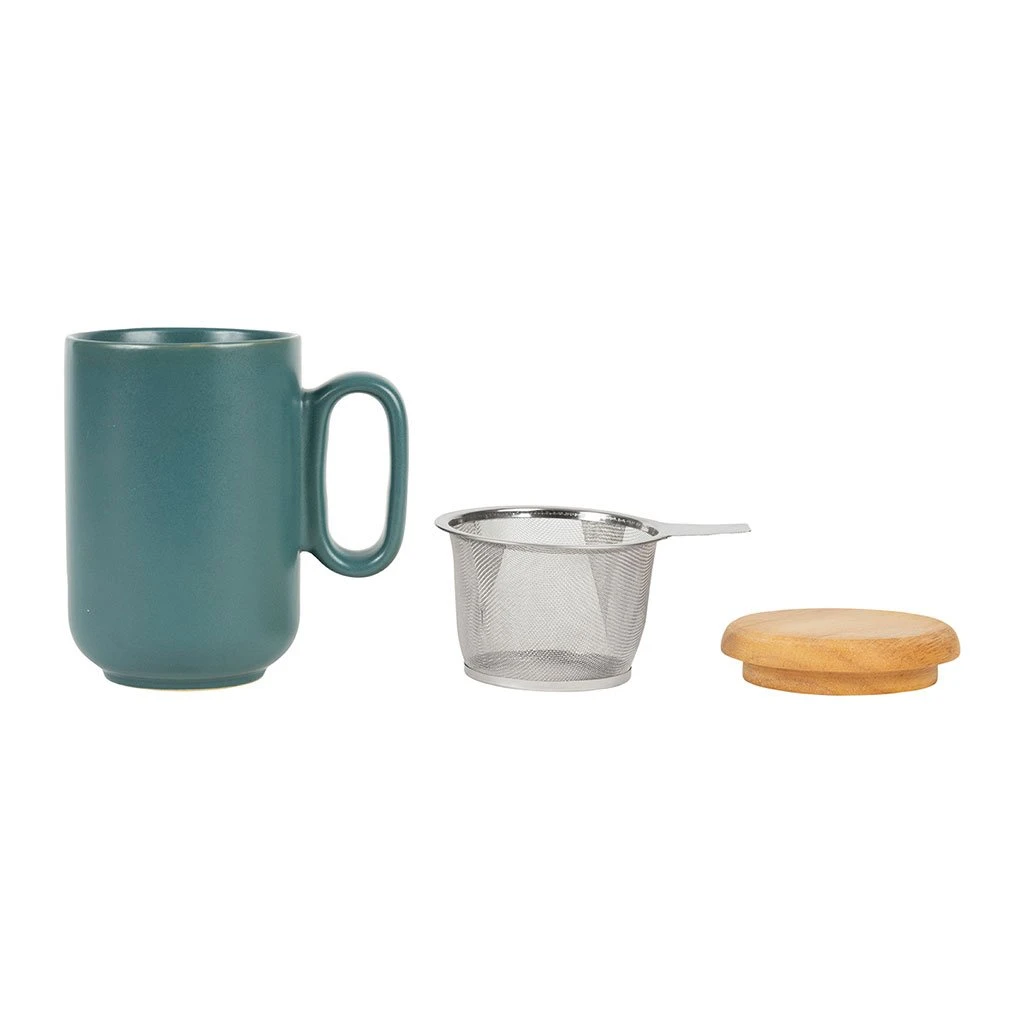 SEMA DESIGN Tisaniere En Grès Avec Filtre émeraude - Baltika 4 SEMA DESIGN Tisaniere En Grès Avec Filtre émeraude - Baltika – Image 2