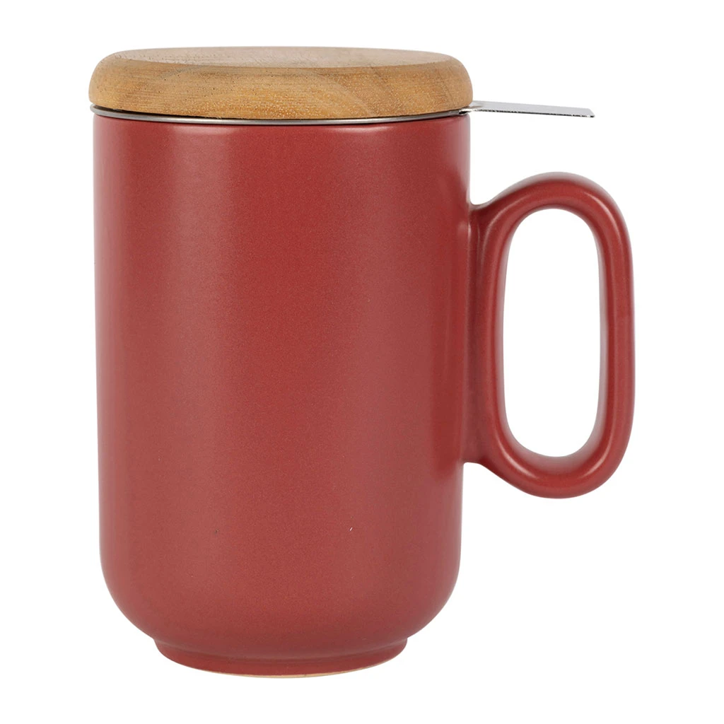 SEMA DESIGN Tisaniere En Grès Avec Filtre Rouge - Baltika 3 SEMA DESIGN Tisaniere En Grès Avec Filtre Rouge - Baltika