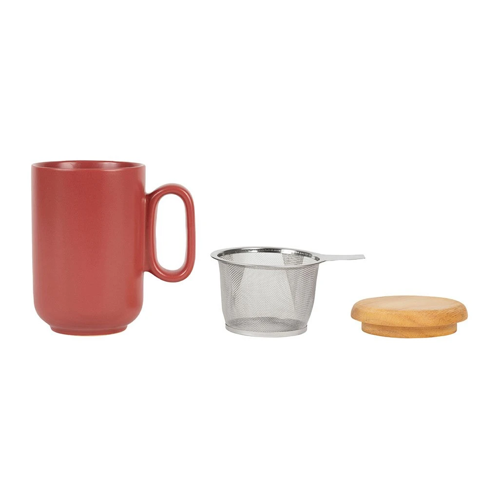 SEMA DESIGN Tisaniere En Grès Avec Filtre Rouge - Baltika 4 SEMA DESIGN Tisaniere En Grès Avec Filtre Rouge - Baltika – Image 2