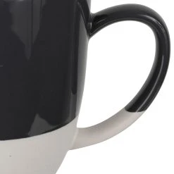 SEMA DESIGN Mug En Grès Blanc Et Gris - Blea -Côté Table Store 74118 DET01 WEB