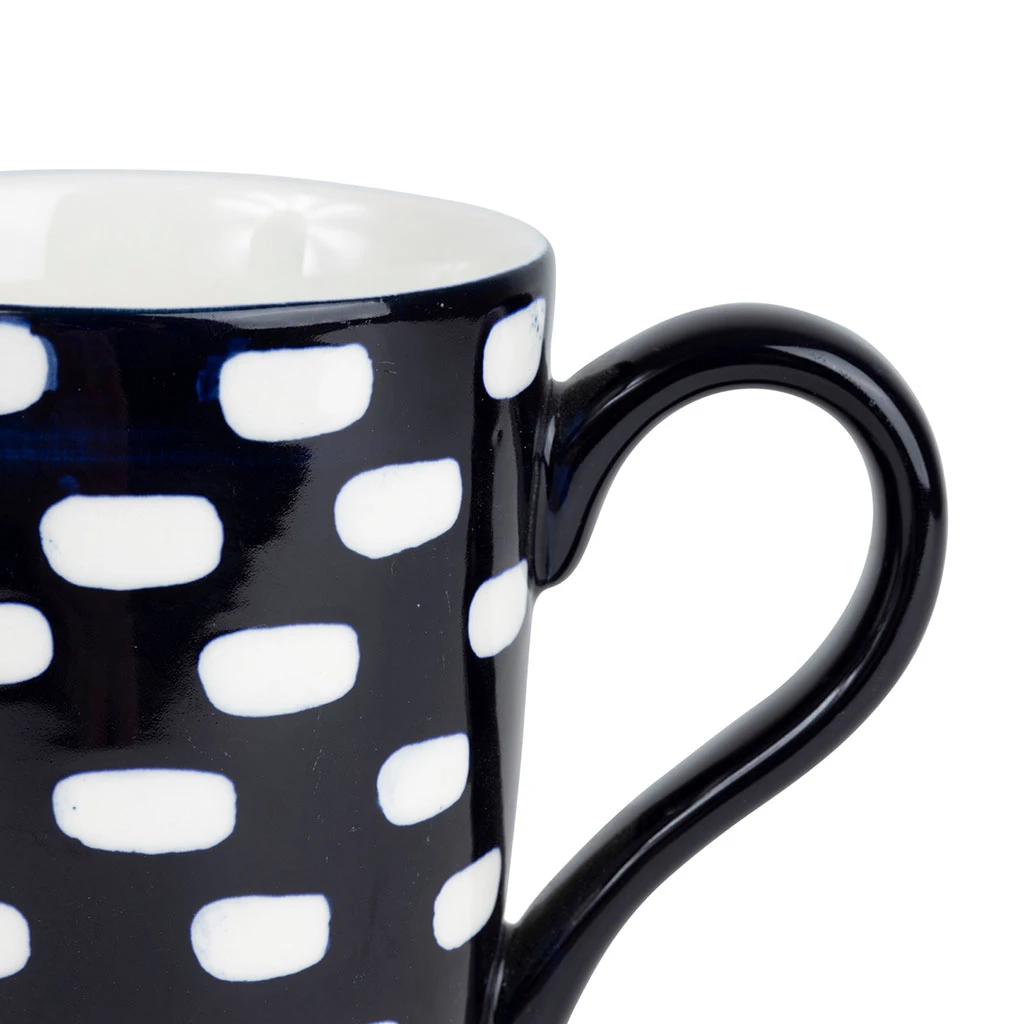 SEMA DESIGN Mug X2 Terrea Bleu Fonce 45cl En Grès 4 SEMA DESIGN Mug X2 Terrea Bleu Fonce 45cl En Grès – Image 2