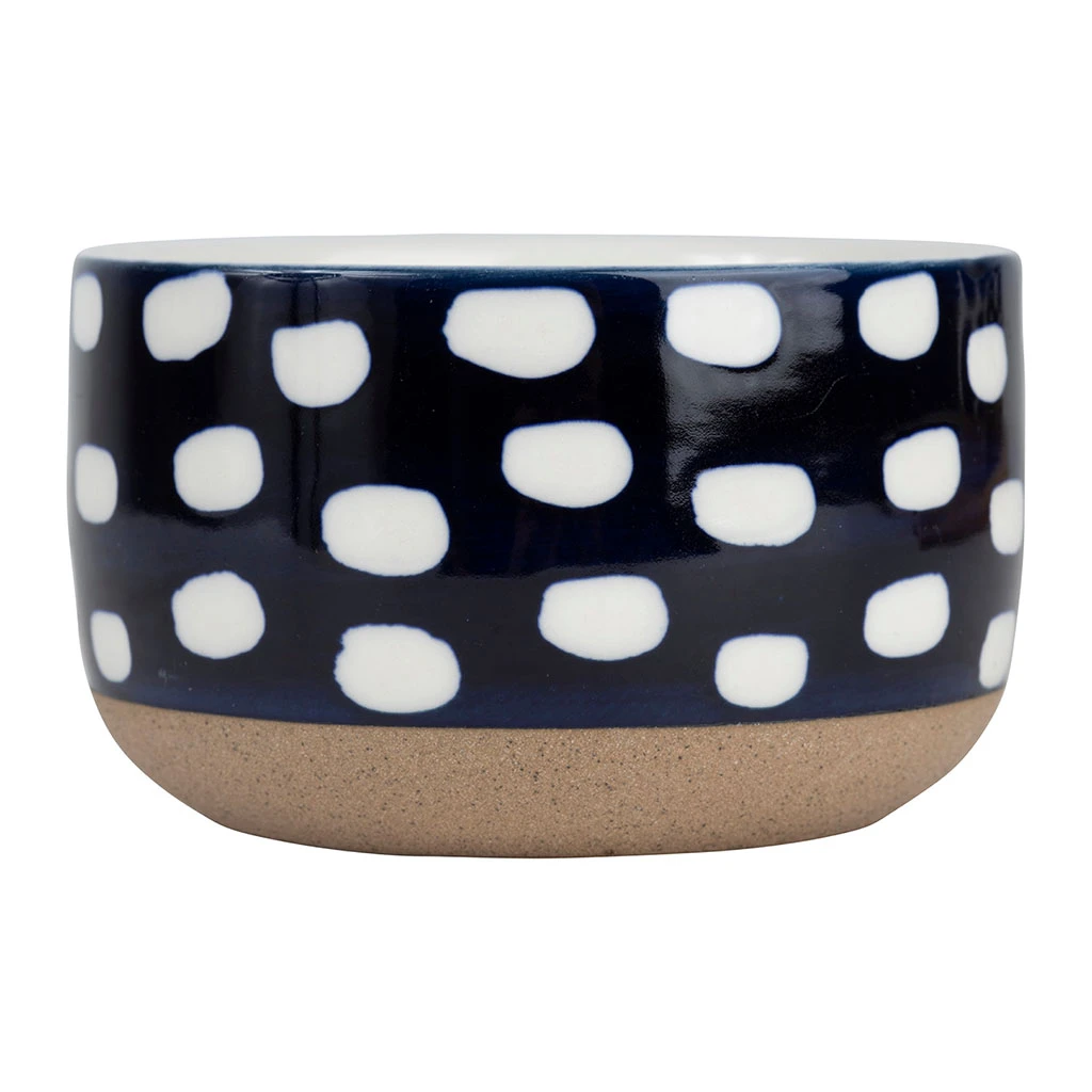 SEMA DESIGN Lot De 3 Coupelles En Grès Bleu Foncé Avec Plat -terrea 5 SEMA DESIGN Lot De 3 Coupelles En Grès Bleu Foncé Avec Plat -terrea – Image 3