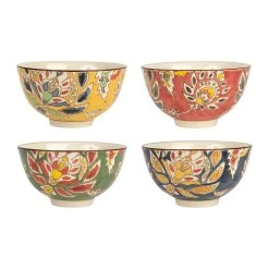 SEMA DESIGN Bol X4 Orchila Multicolore 30cl