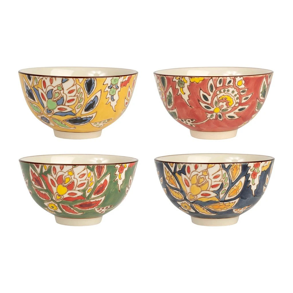 SEMA DESIGN Bol X4 Orchila Multicolore 30cl 3 SEMA DESIGN Bol X4 Orchila Multicolore 30cl