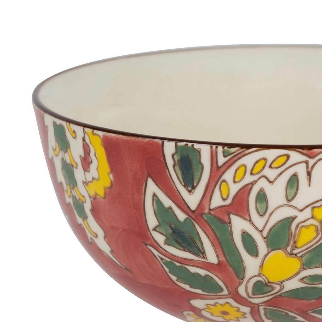 SEMA DESIGN Lot De 4 Bols En Grès Multicolore 65cl - Orchila 4 SEMA DESIGN Lot De 4 Bols En Grès Multicolore 65cl - Orchila – Image 2