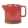 SEMA DESIGN Théière En Grès Framboise Et Banbou Avec Filtre - Nordika 1 SEMA DESIGN Théière En Grès Framboise Et Banbou Avec Filtre - Nordika -Côté Table Store 74641 DEB WEB