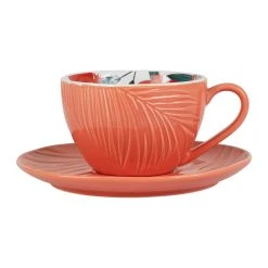 SEMA DESIGN Tasse The Et Sous-tasse X4 Cof Pep's Pop Emeraude Et Corail 25cl 8 SEMA DESIGN Tasse The Et Sous-tasse X4 Cof Pep's Pop Emeraude Et Corail 25cl -Côté Table Store 74690 DET01 WEB