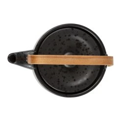 SEMA DESIGN Théière En Grès Noir Avec Filtre Plate - Scana -Côté Table Store 74886 DET02 WEB