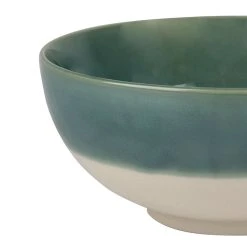 SEMA DESIGN Saladier En Grès émeraude Et Blanc - Crakel 5 SEMA DESIGN Saladier En Grès émeraude Et Blanc - Crakel -Côté Table Store 74967 DET01 WEB