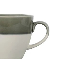 SEMA DESIGN Tasse En Grès Vert De Gris Et Blanc - Crakel 5 SEMA DESIGN Tasse En Grès Vert De Gris Et Blanc - Crakel -Côté Table Store 75144 DET01 WEB