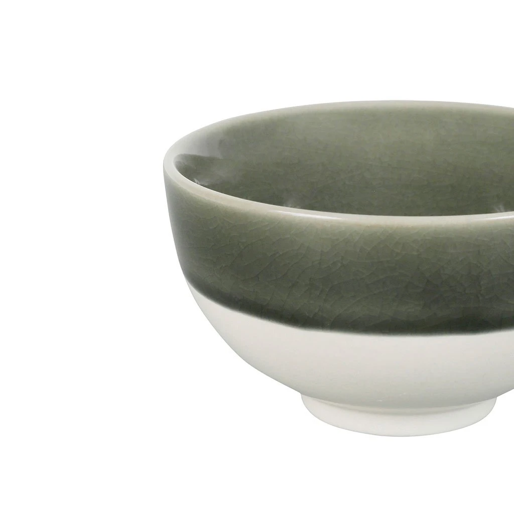 SEMA DESIGN Bol En Grès Vert De Gris 30cl - Crakel 4 SEMA DESIGN Bol En Grès Vert De Gris 30cl - Crakel – Image 2