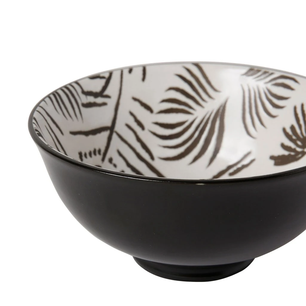 SEMA DESIGN Lot De 4 Bols En Porcelaine Noir Et Blanc 30cl - Bronze 4 SEMA DESIGN Lot De 4 Bols En Porcelaine Noir Et Blanc 30cl - Bronze – Image 2