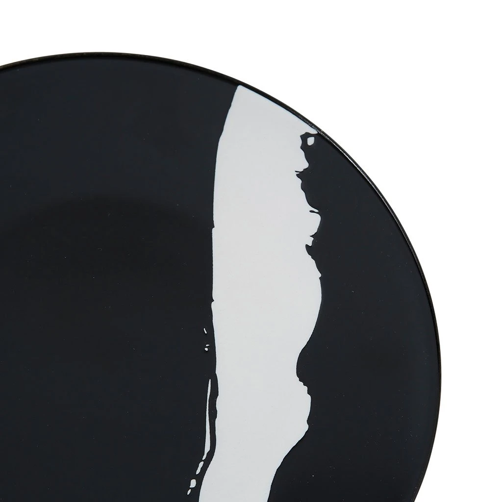 SEMA DESIGN Assiette Plate (lot De 2) Bronze Noir Et Blanche D27 4 SEMA DESIGN Assiette Plate (lot De 2) Bronze Noir Et Blanche D27 – Image 2